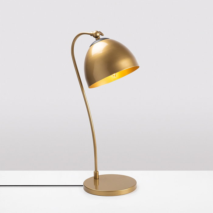 Opviq Acuka12296 Lámpara de Mesa Dorada